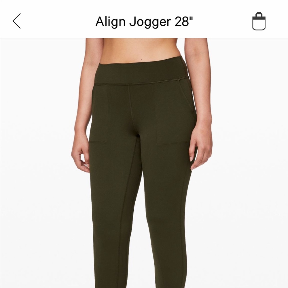 Dark Olive Align Jogger